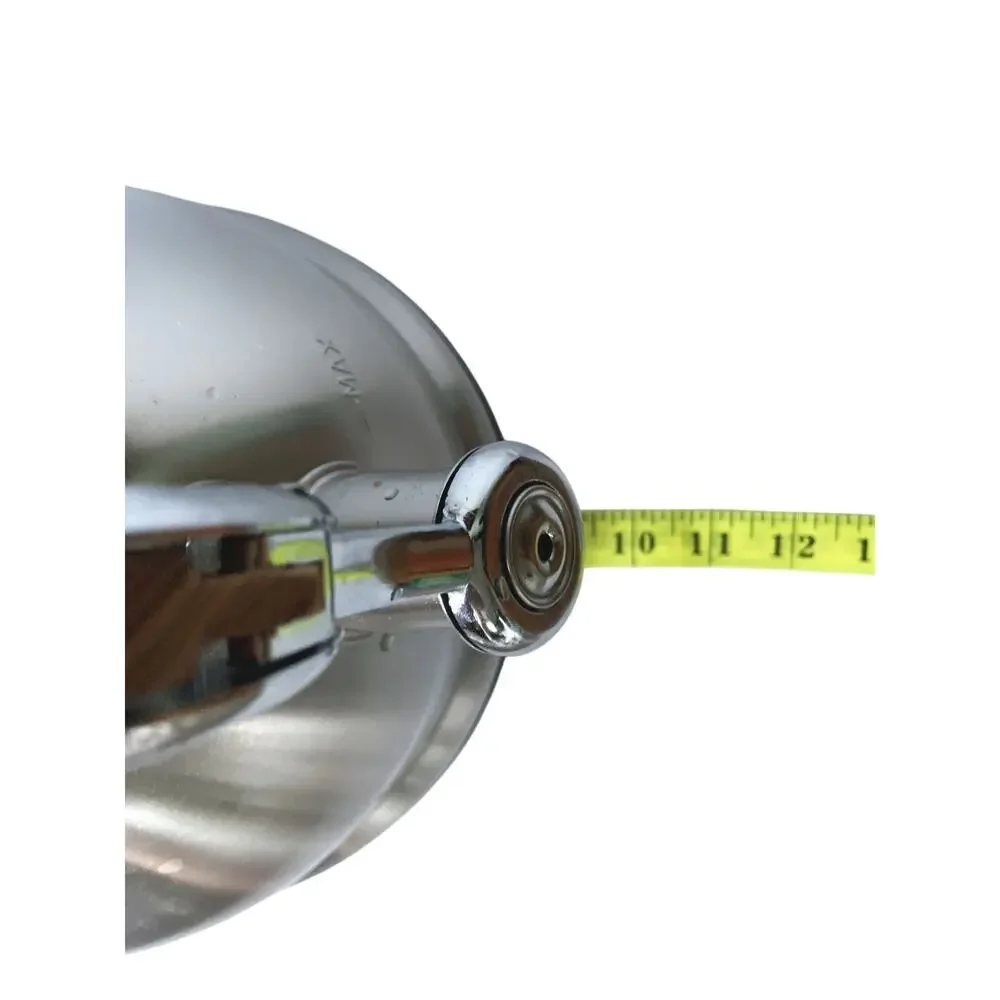 MasterClass Premium 2.6 QT Stainless Whistling Kettle w/ Wood Handle